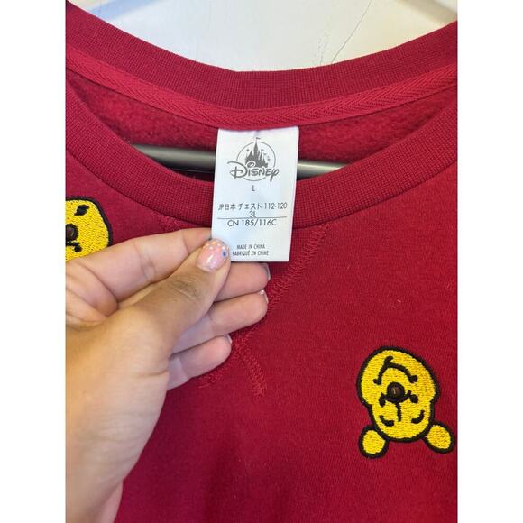 Vintage Winnie The Pooh Bear Disney All Over Print Crewneck Sweatshirt - Picture 3 of 6